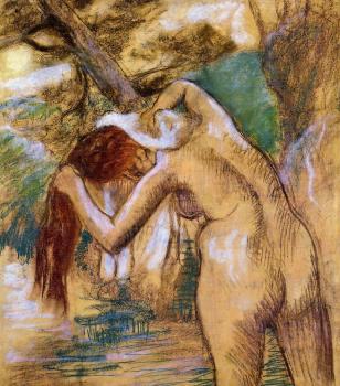 Edgar Degas : Bather by the Water